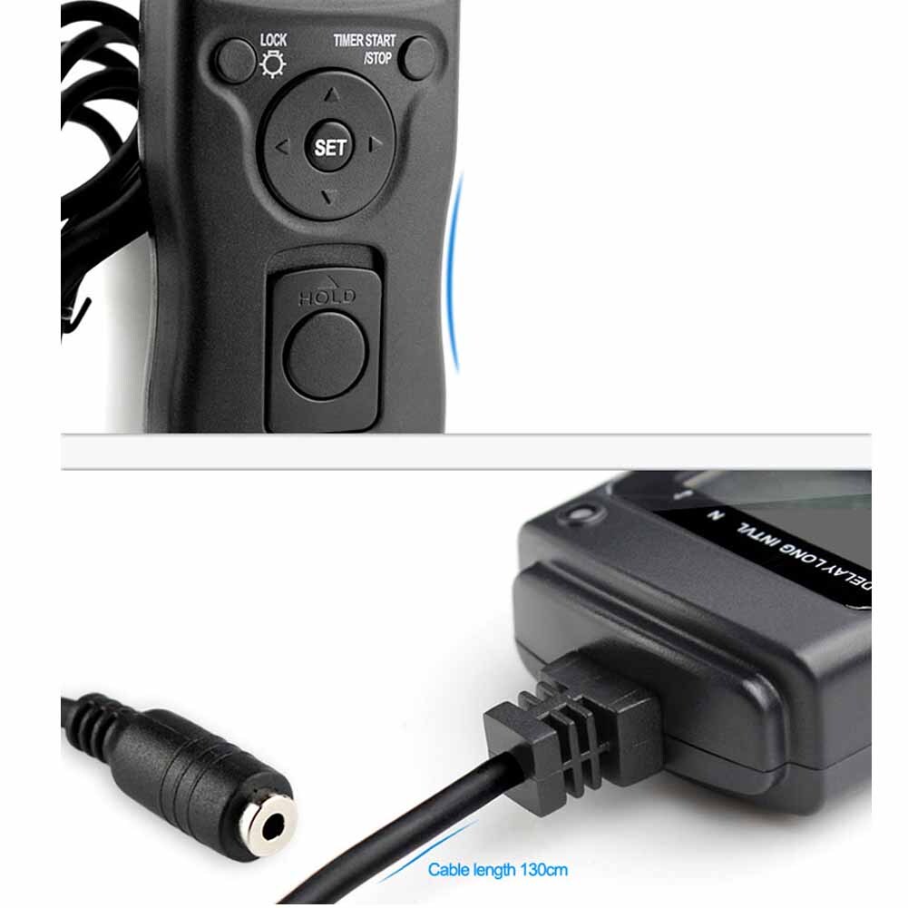 LCD Timer Remote Shutter Release Cord for Canon EOS 60D 70D 80D 550D 600D 1300D