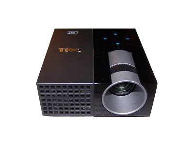 Dell M109S DLP Portable Projector w/AV Cord & Case.