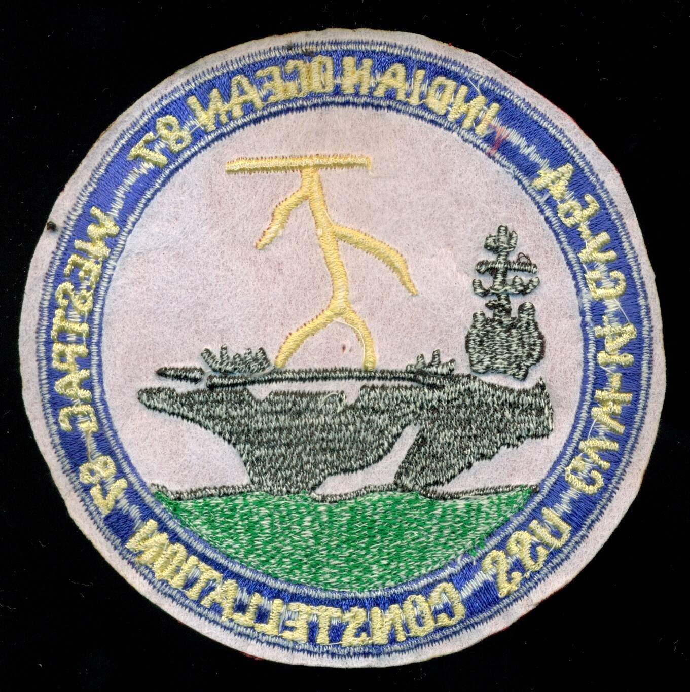 USN USS Constellation 1987 WESTPAC CVW-14 CV-64 Patch AA-5