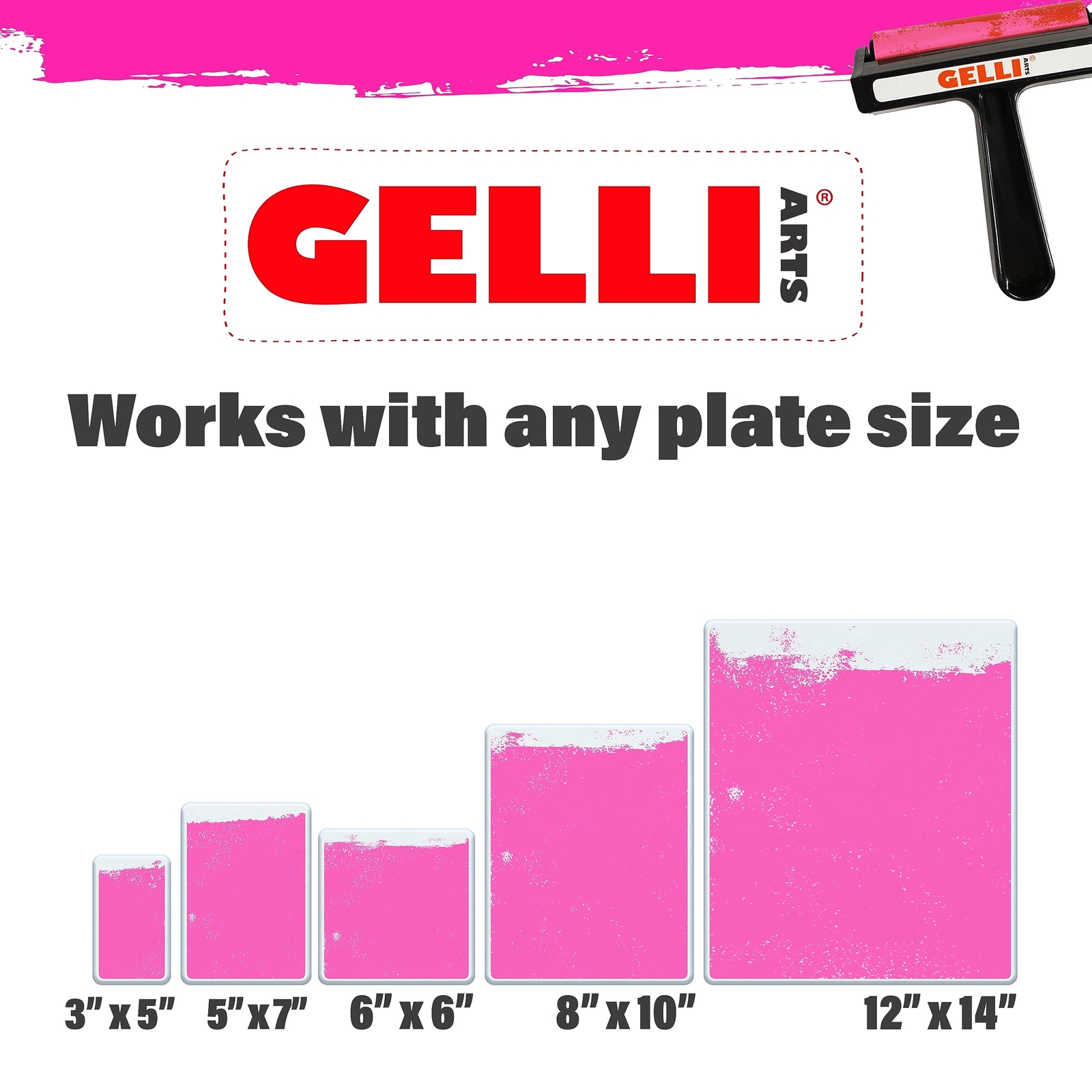 Gelli Arts Mini Placement Tool for Precise Paper Alignment in Printmaking