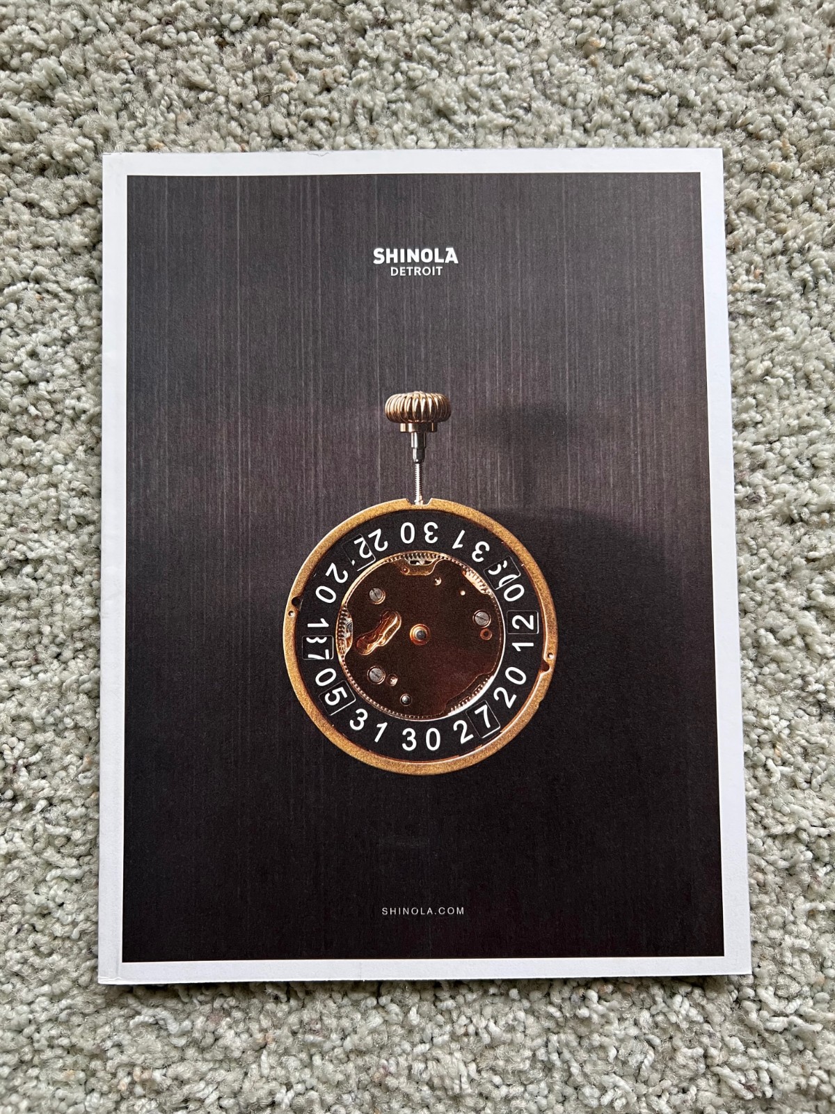 Shinola Detroit Brand Catalog (Launch Product Catalog)