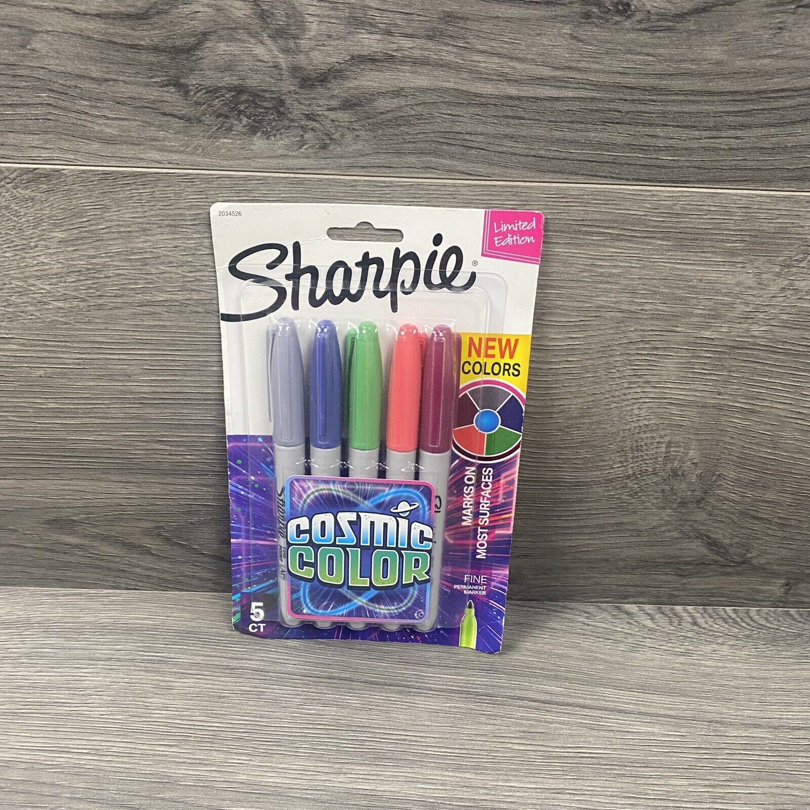 Sharpie Cosmic Color  Fine Point Markers 5 CT Limited Edition permanent