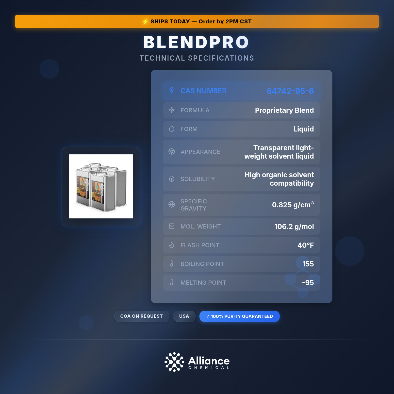Blendpro - Professional Paint Thinning Solution - 4 Quart Cans