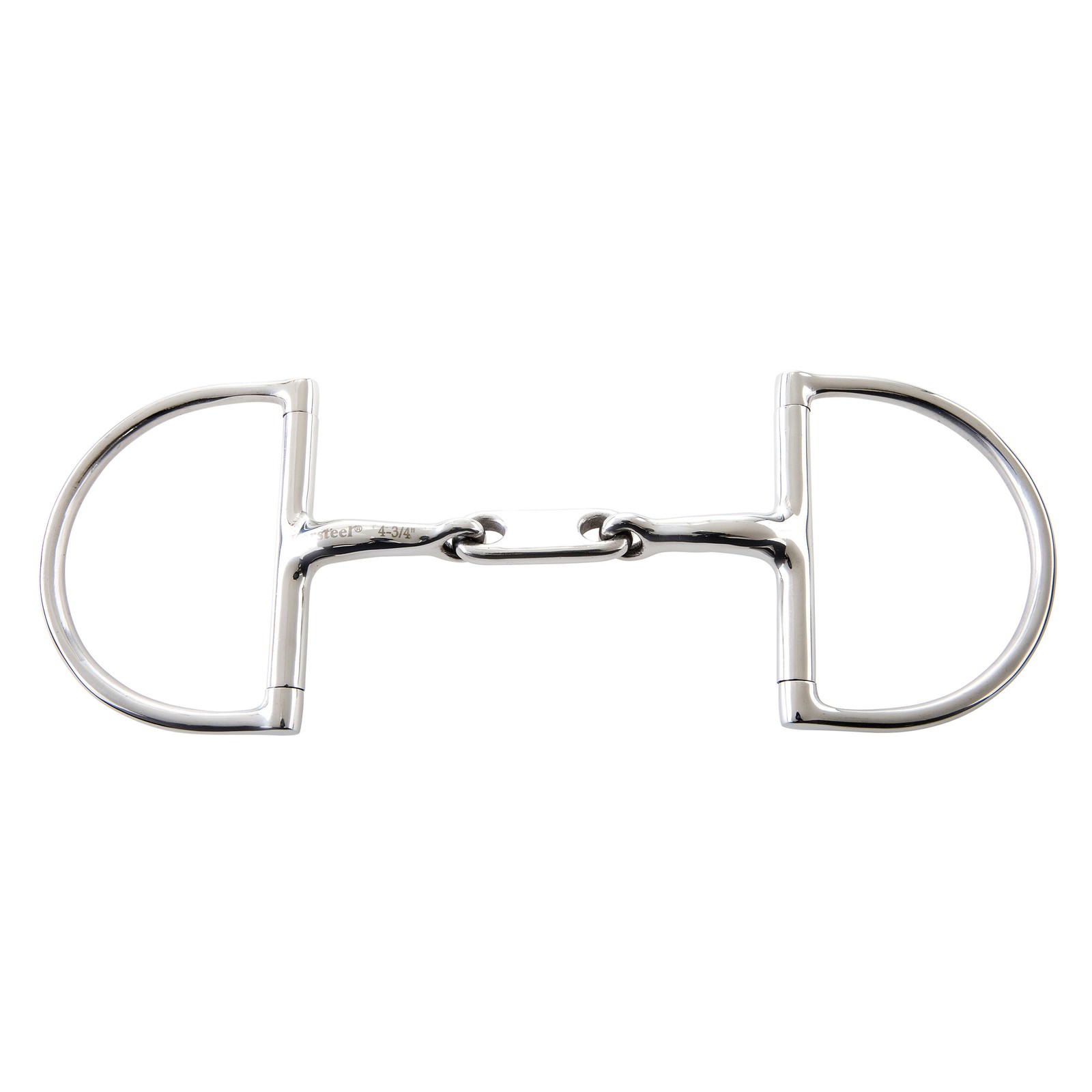 JP Korsteel Stainless Steel Dr Bristol Hunter Dee Ring Snaffle Bit