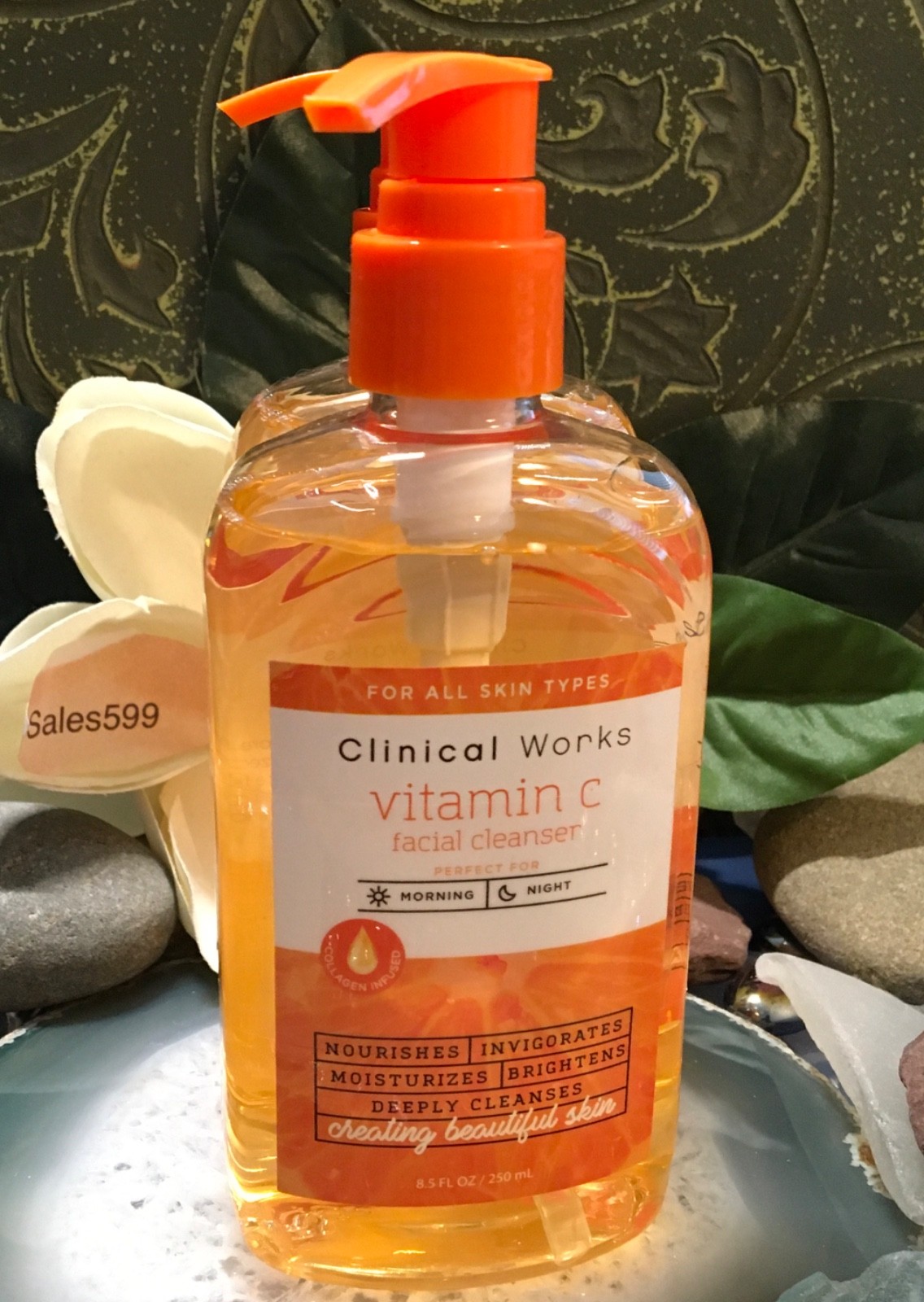 (2x Pack) Clinical Works Vitamin C Facial Cleanser Nourishes Moisturizes 8.5 oz