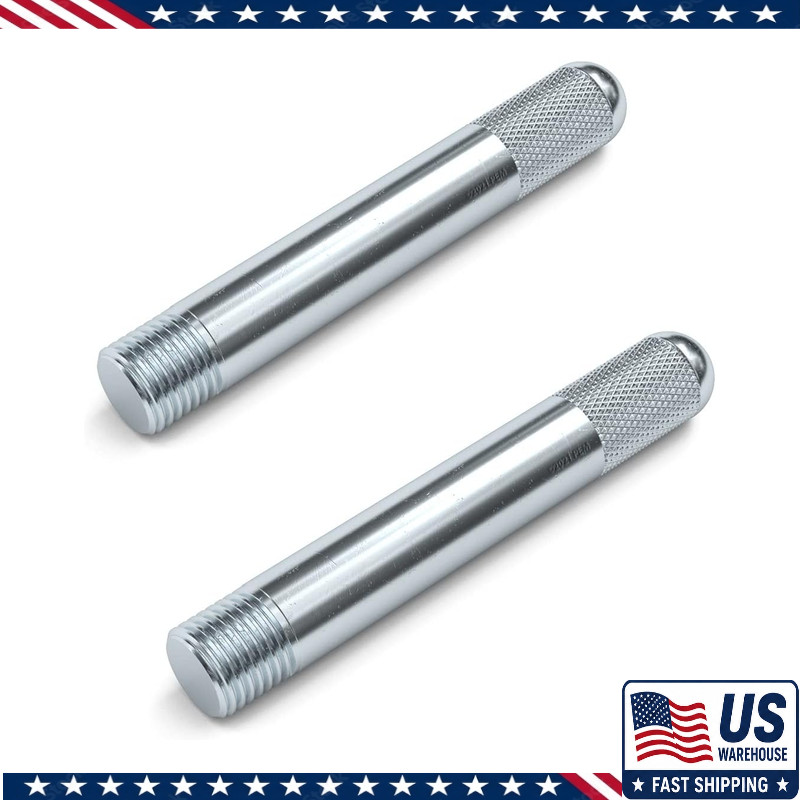 Wheel Hanger M12x1.5, 97mm Length, Silver, 1pc, BMW Mercedes VW, Alignment Pin M