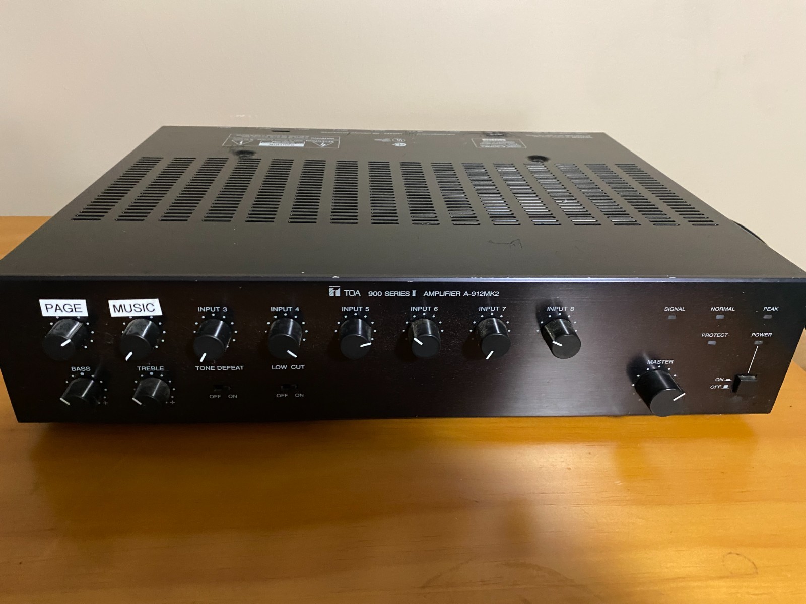 TOA 900 Series II Amplifier Amp Model P-912MK2