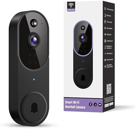 Wireless video doorbell camera AI detection
