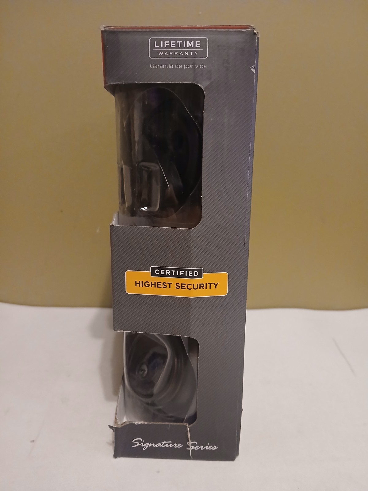 Kwikset Tustin Keyed Entry Lever Door Handle/ Deadbolt Venetian Bronze 99910-041