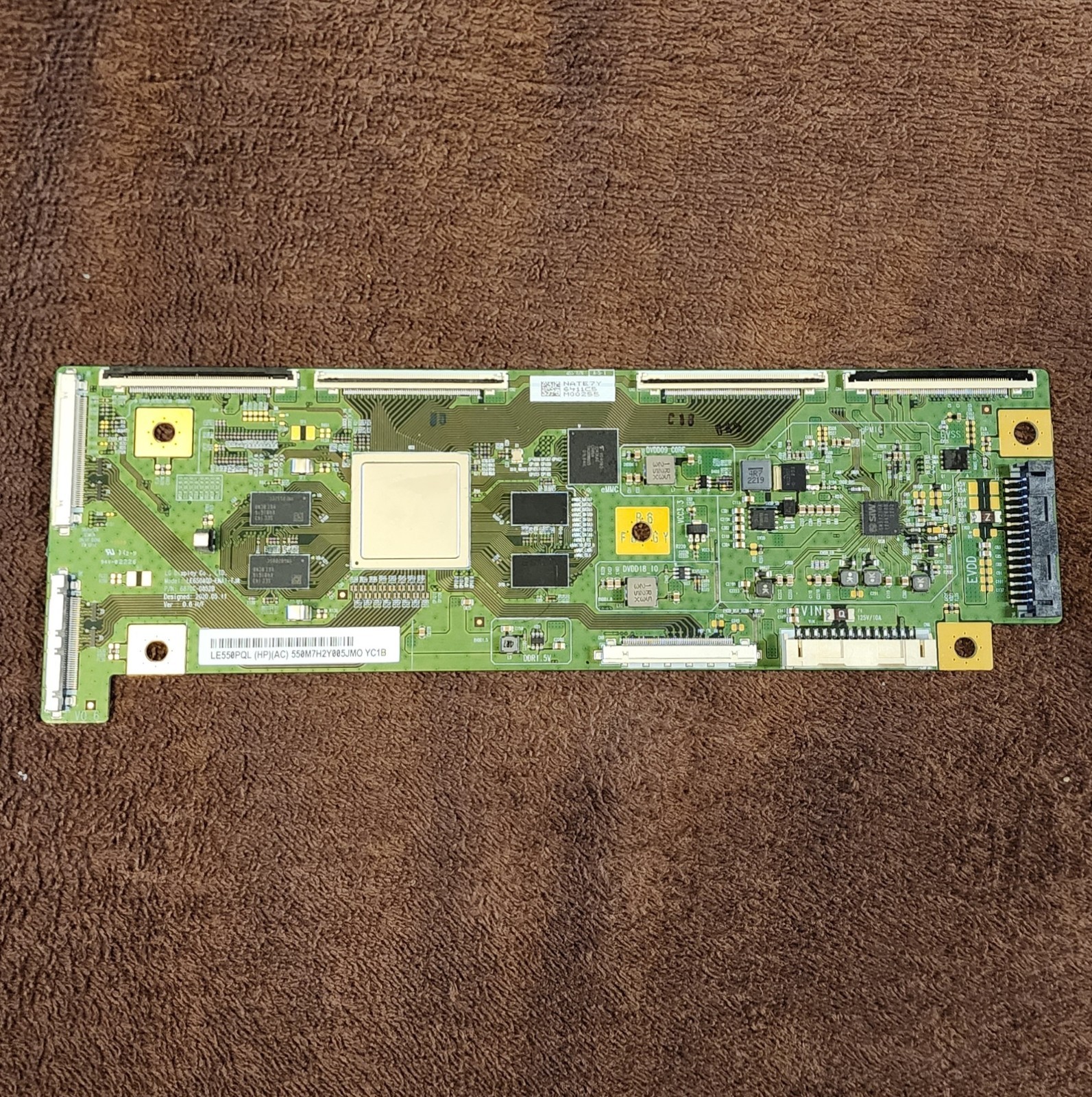 LG Replacement T CON BOARD for 65” OLED TV LE650PQL 6870C-0852B