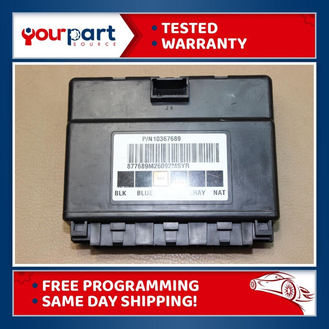 03-06 GM CHEVROLET BCM BODY CONTROL MODULE OEM 10367689 TESTED PROGRAMMED TO VIN