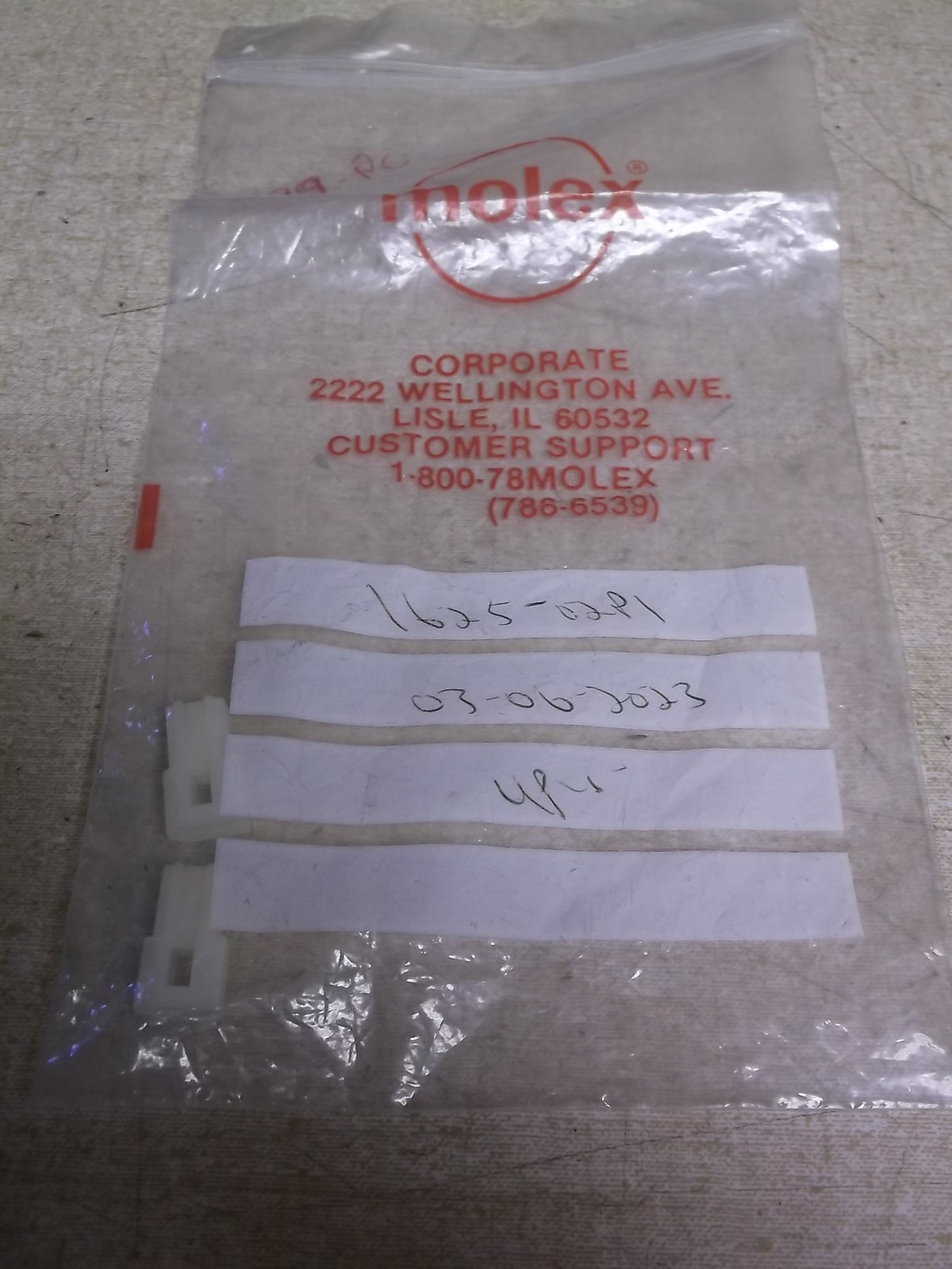 NEW Molex 1625-02P1 Lot of 2 Connectors 03-00-2023 *FREE SHIPPING*