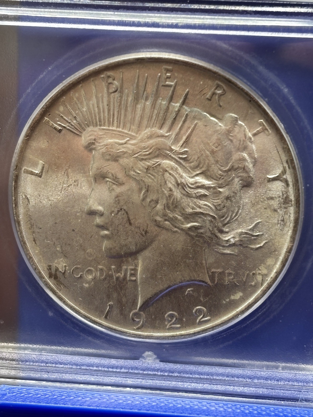 1922 Peace Silver Dollar $1 90% Silver Philadelphia Business Strike ICG MS63