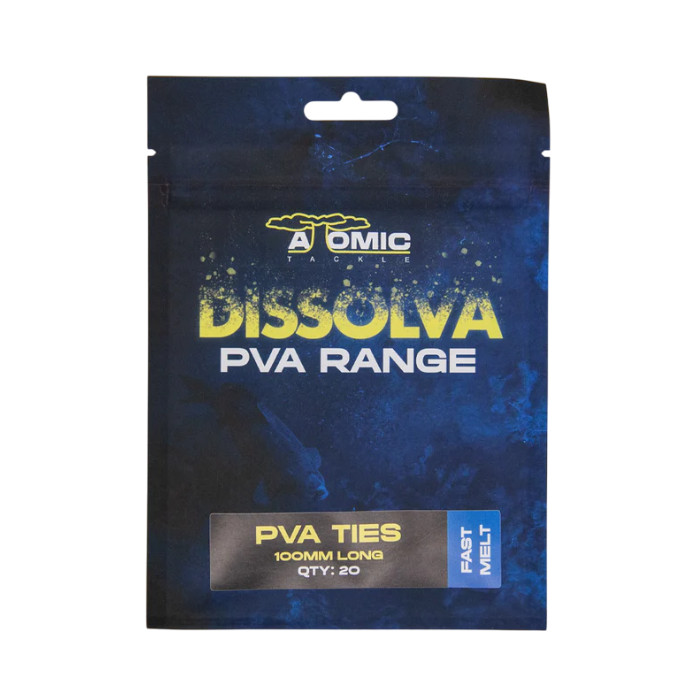 Atomic Carp Fishing PVA Ties – Quick Solid Bag & Rig Setup Solution