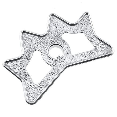 RLECS Billiard Bridge Head Silver Aluminium Alloy Slip-On Moosehead Bridge
