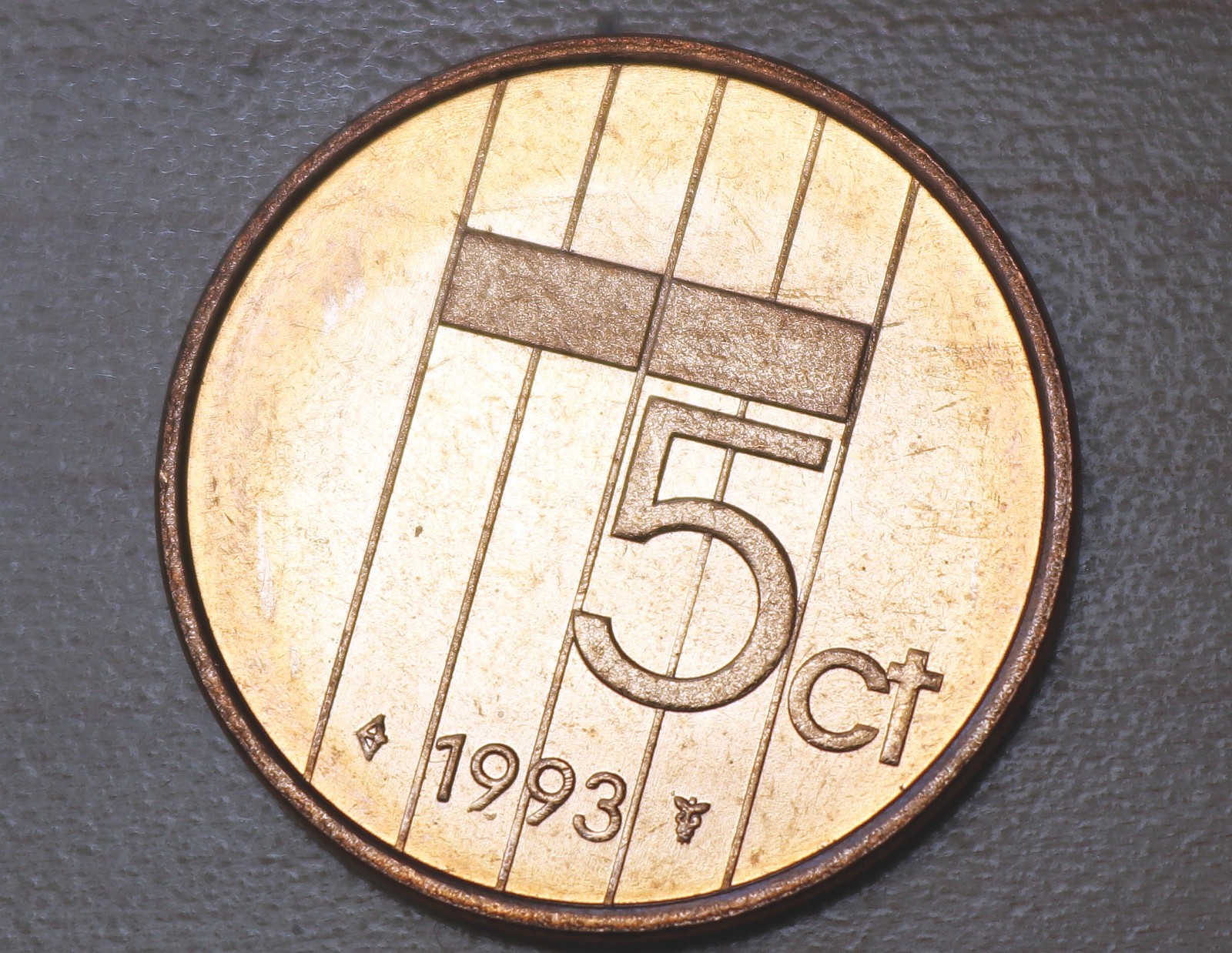 1993 Netherlands 5 Cents Unc.