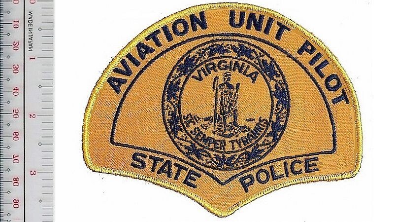Police Aviation Virginia State Police 1990s Aviation Unit Pilot NO TARIFF