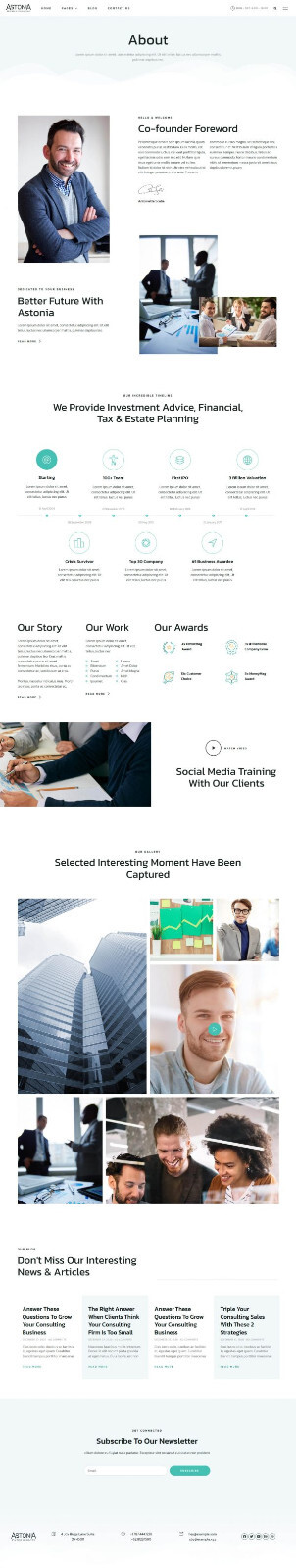 Premium Wordpress Elementor Template Kit Bundle | Business & Service Theme
