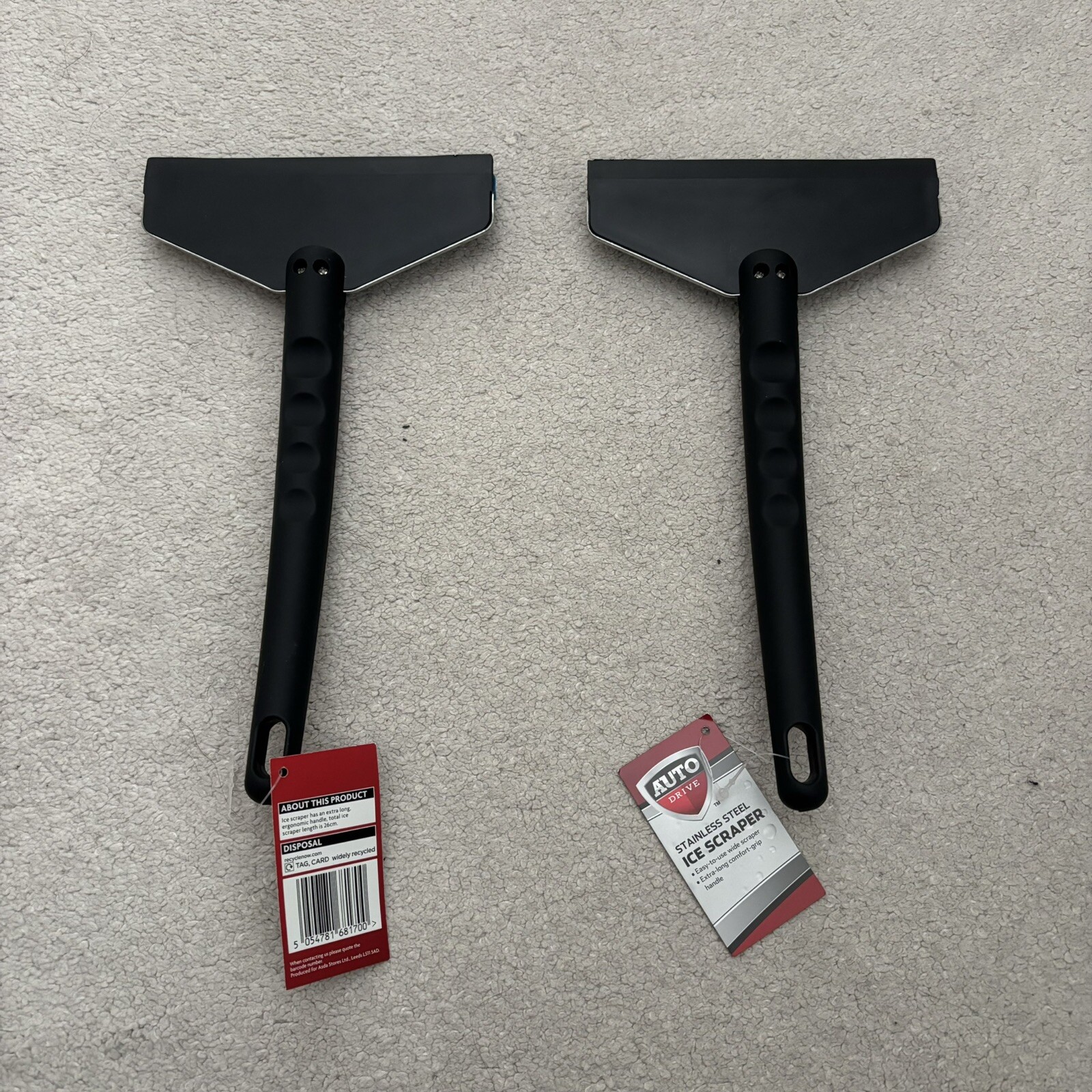 Indestructible Windscreen Car Ice Scraper 2 Pack Frost Free Windshield De-Icer