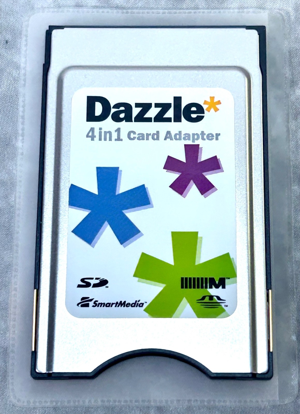 Dazzle 4-in-1 PCMCIA PC Card Adapter SD SmartMedia MS MMC Legacy Laptop Vintage