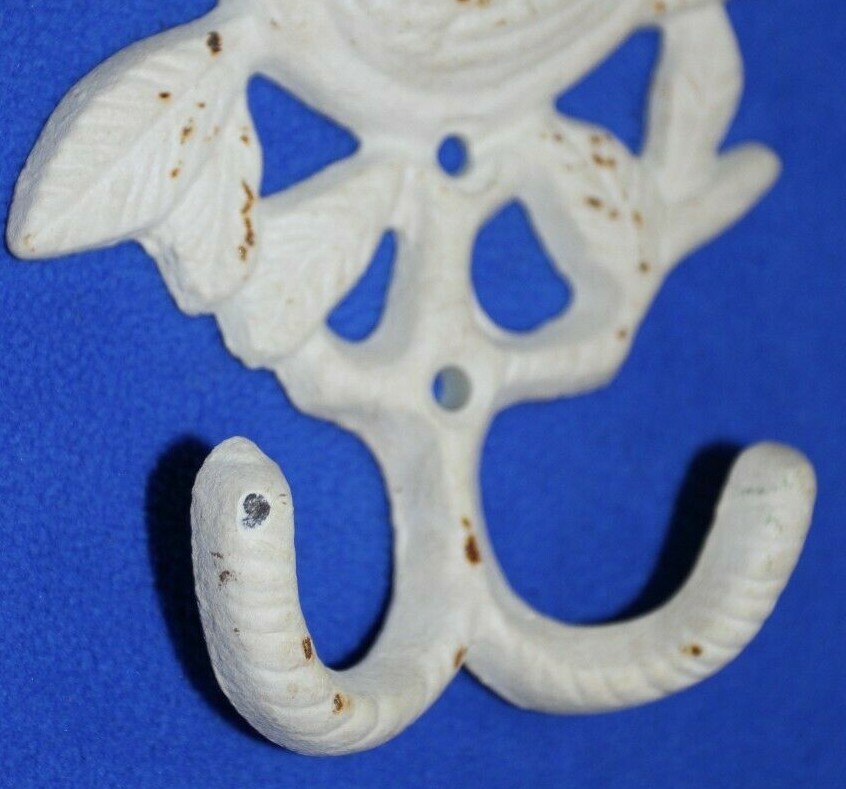 Cast Iron Songbird Wall Hooks - 4 items - DLT