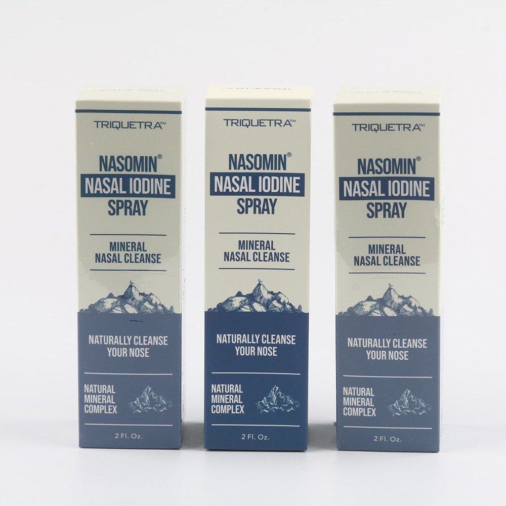 Nasomin Nasal Iodine Natural Care Product Nose Soothing Spray for Adults 1-3pcs