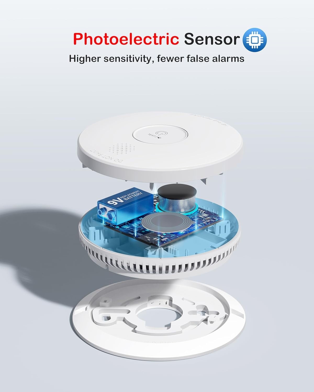 SITERWELL Electronics GS562A Hardwired Interconnected Photoelectric Smoke