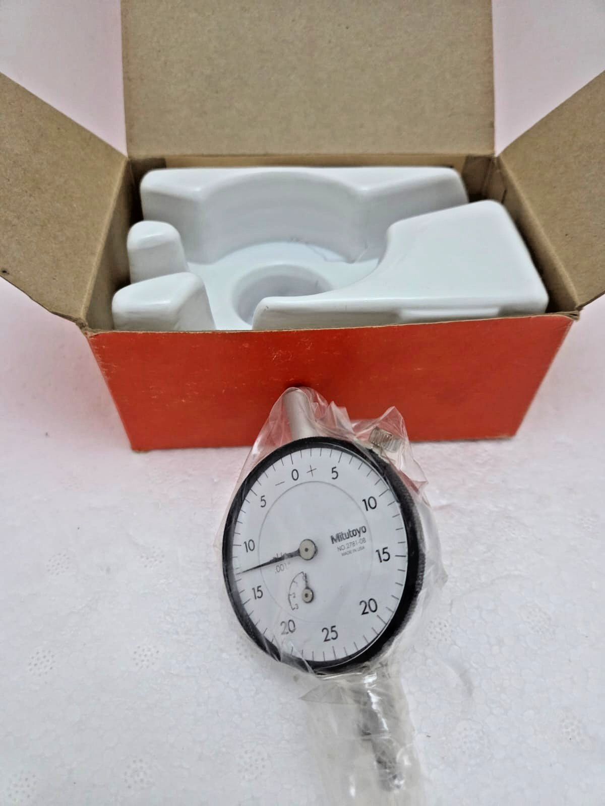 Mitutoyo 2781-08 Dial Indicator 0.001" Grad USA Made - Brand New