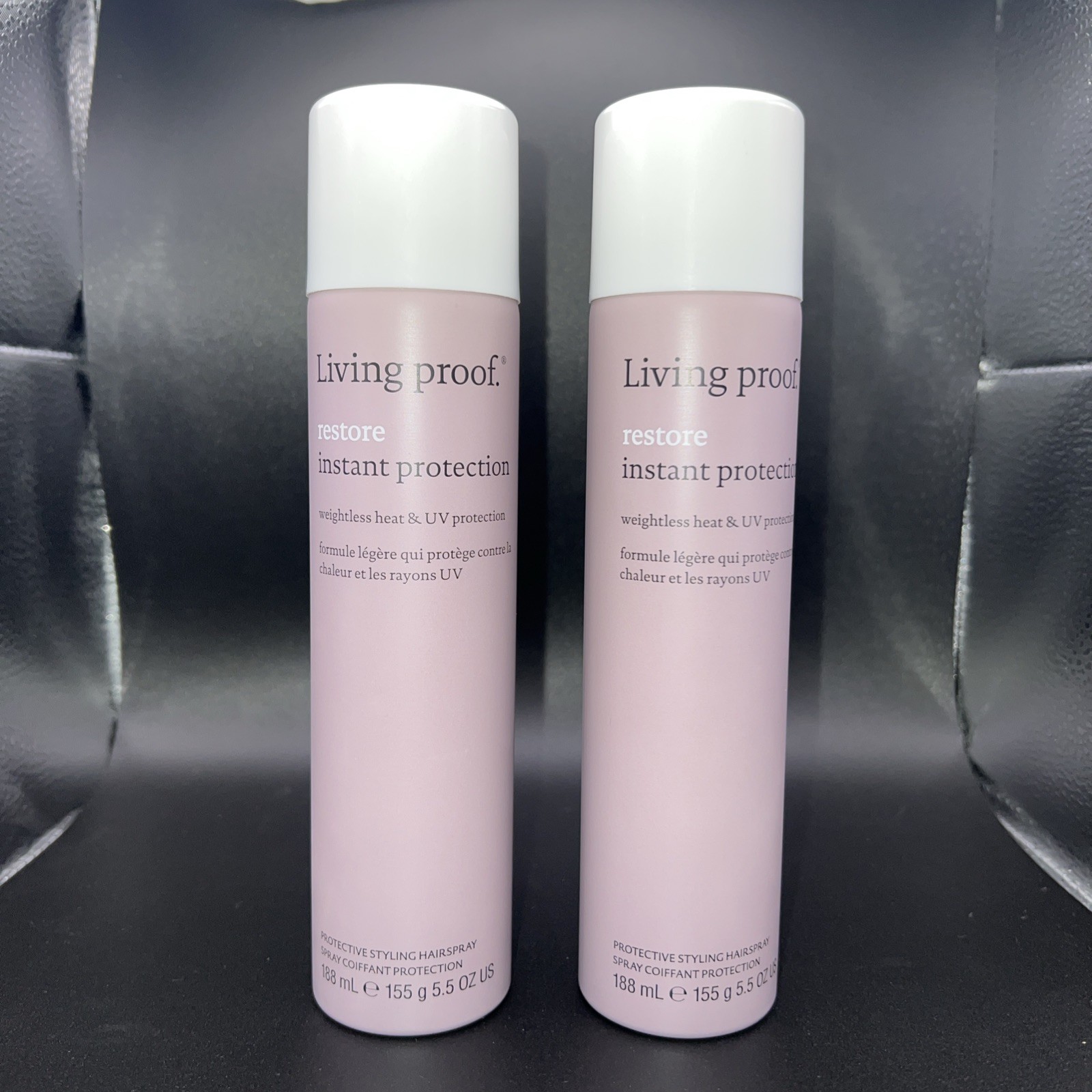2 Bottles Living Proof Restore Instant Protection 5.5 oz - NEW & FRESH