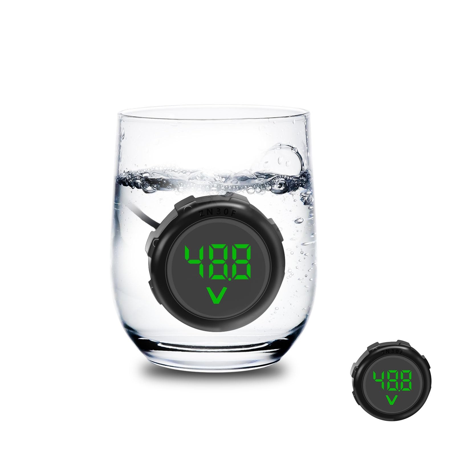 Waterproof Battery Monitor 12V 24V 36V 48V 60V 72V 1.3 * *0.75 in, 1pc