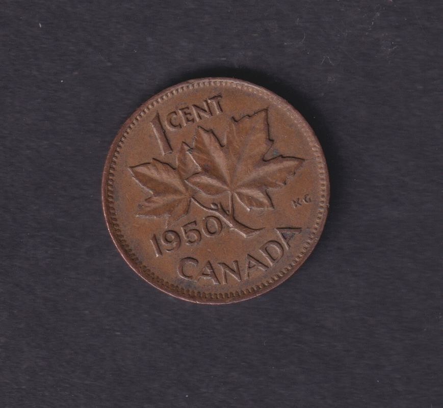 CANADA - 1950 1 Cent Coin (262)