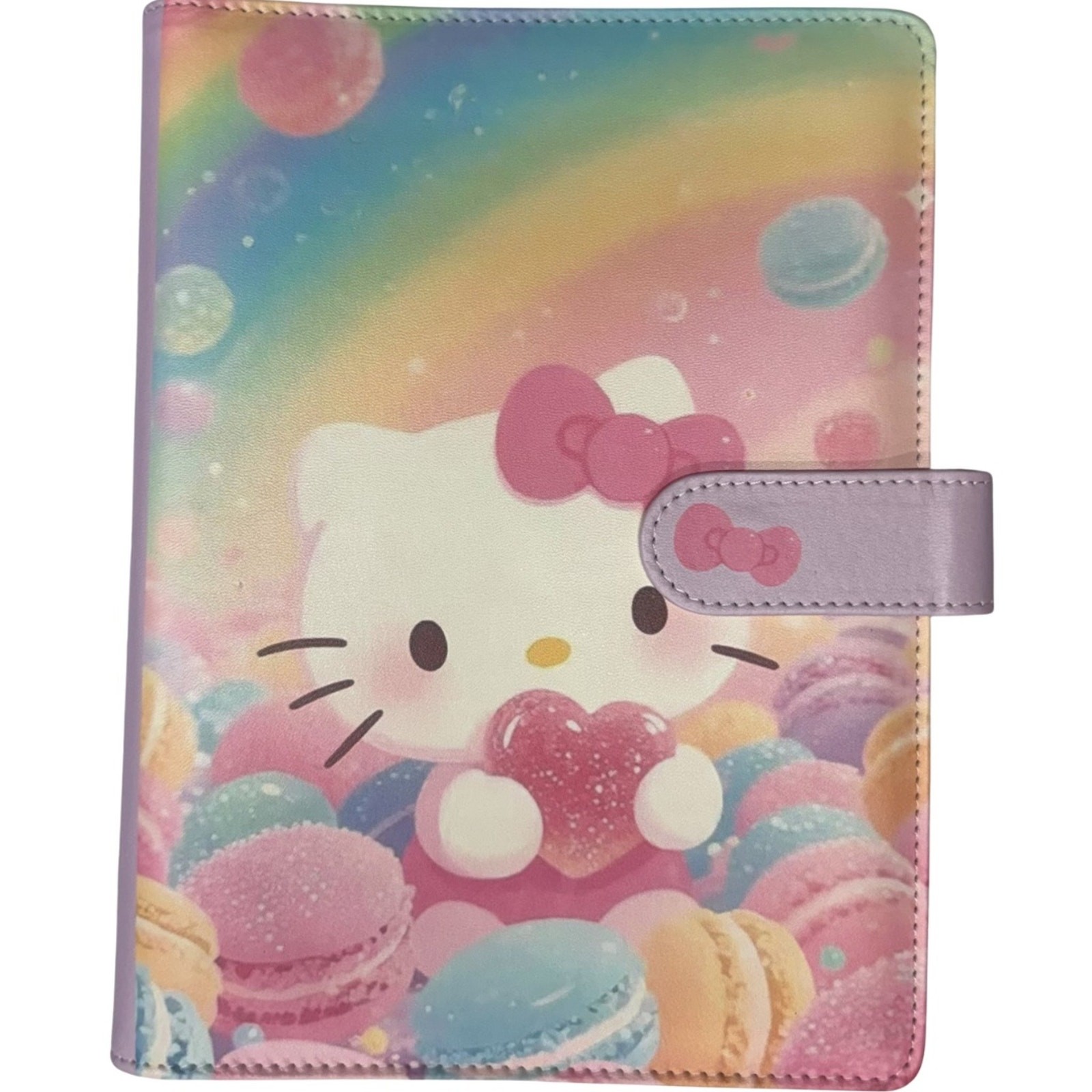 Hello Kitty A5 Binder with matching printed paper and canvas tote bag