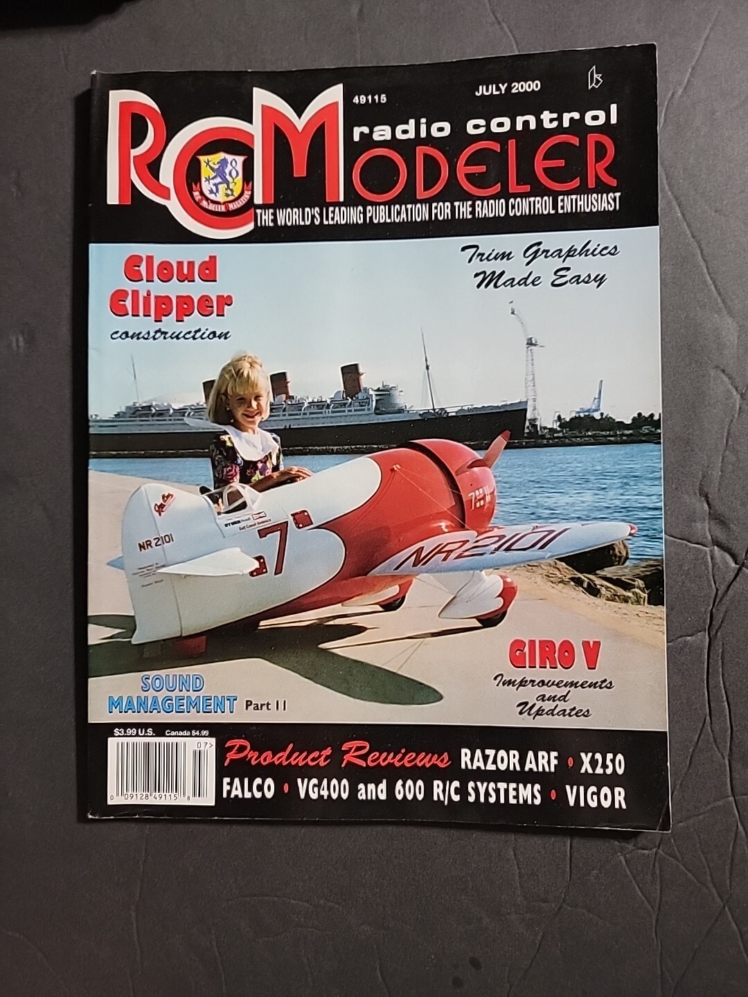 Radio Control Modeler Magazine July 2000