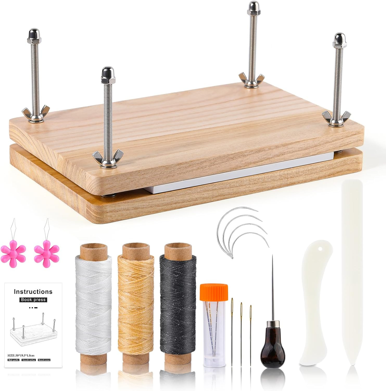 Book Binding Kits, Bookbinding Supplies, Bookbinding Kit for Beginners Bone Fold