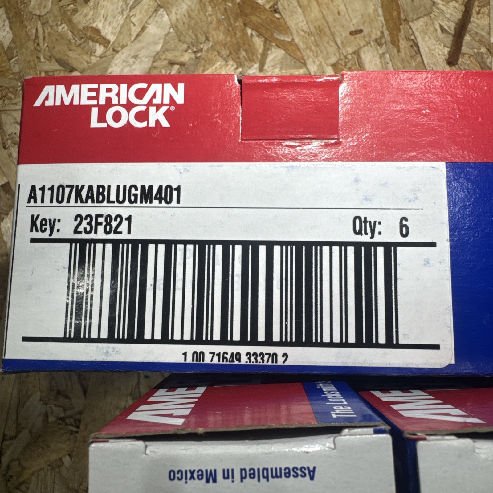 Box of - American Lock Lockout Padlock Red A1107 Locks