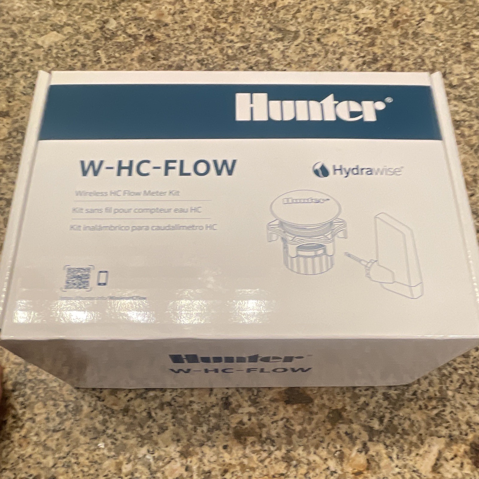 Hunter Hydrawise Wireless Flow Meter Kit for Lawn Irrigation W-HC-FLOW