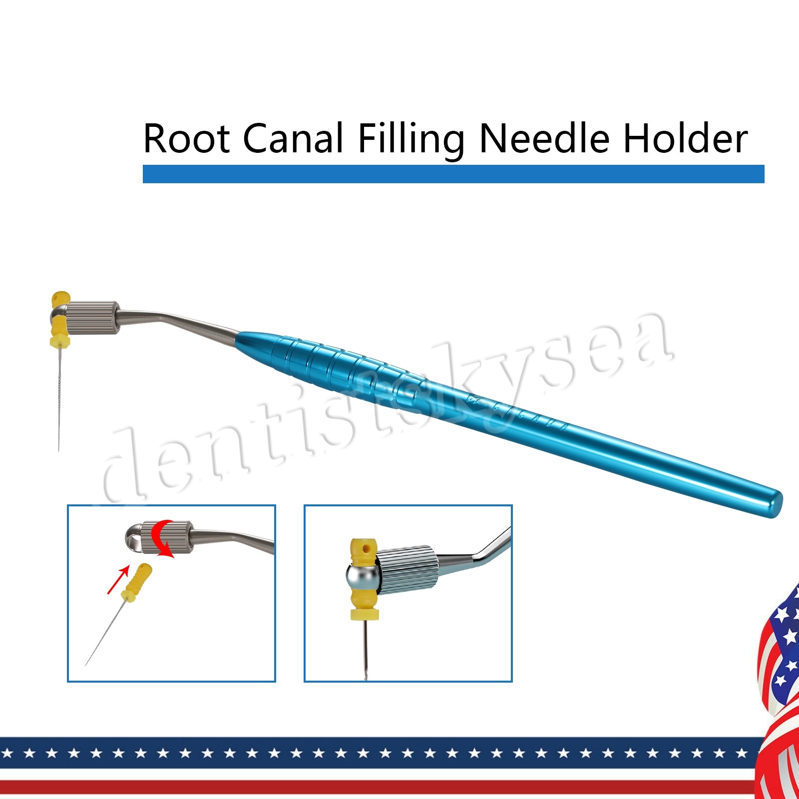 Dental Endodontic File Posterior Root Canal Holder 10Packs Niti K Files Hand Use