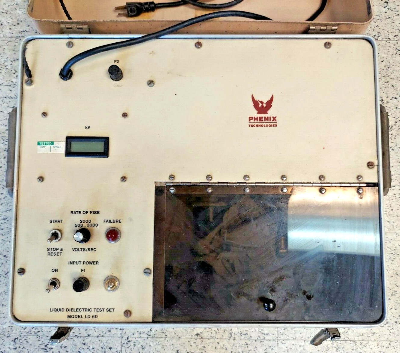 Phenix LD60 60 kVAC Oil Dielectric Test Set, BR