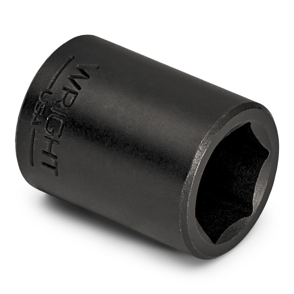 Wright Tool 4846 1/2" Drive Standard Impact Socket 6-Point SAE 1-7/16"