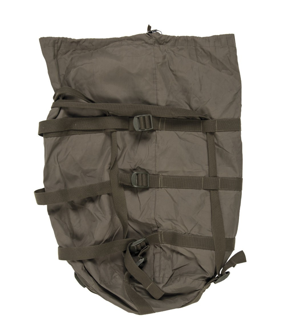 German Military Issue OD Compression Bag Small Packsack Pouch Green Surplus