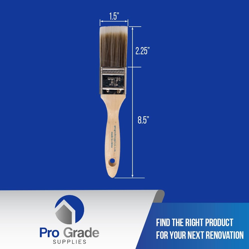 Paint Brushes 3ea 1.5" Brush S