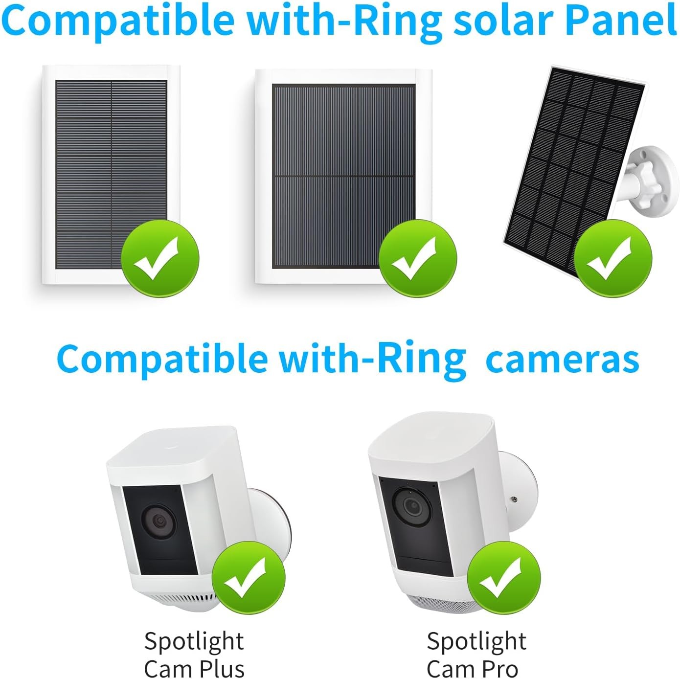 Extension Cable for Ring 2nd Generation USB-C Solar Panel 12ft USB-C Power