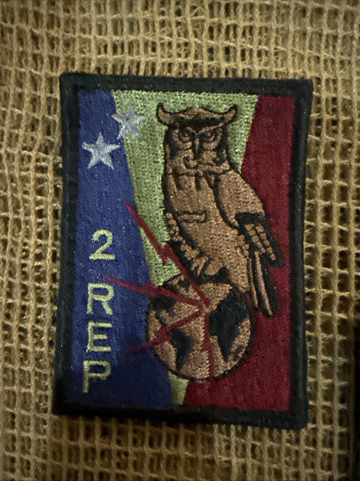 French Foreign Legion 2 Rep Pocket Patch Owl And Globe Afgan War