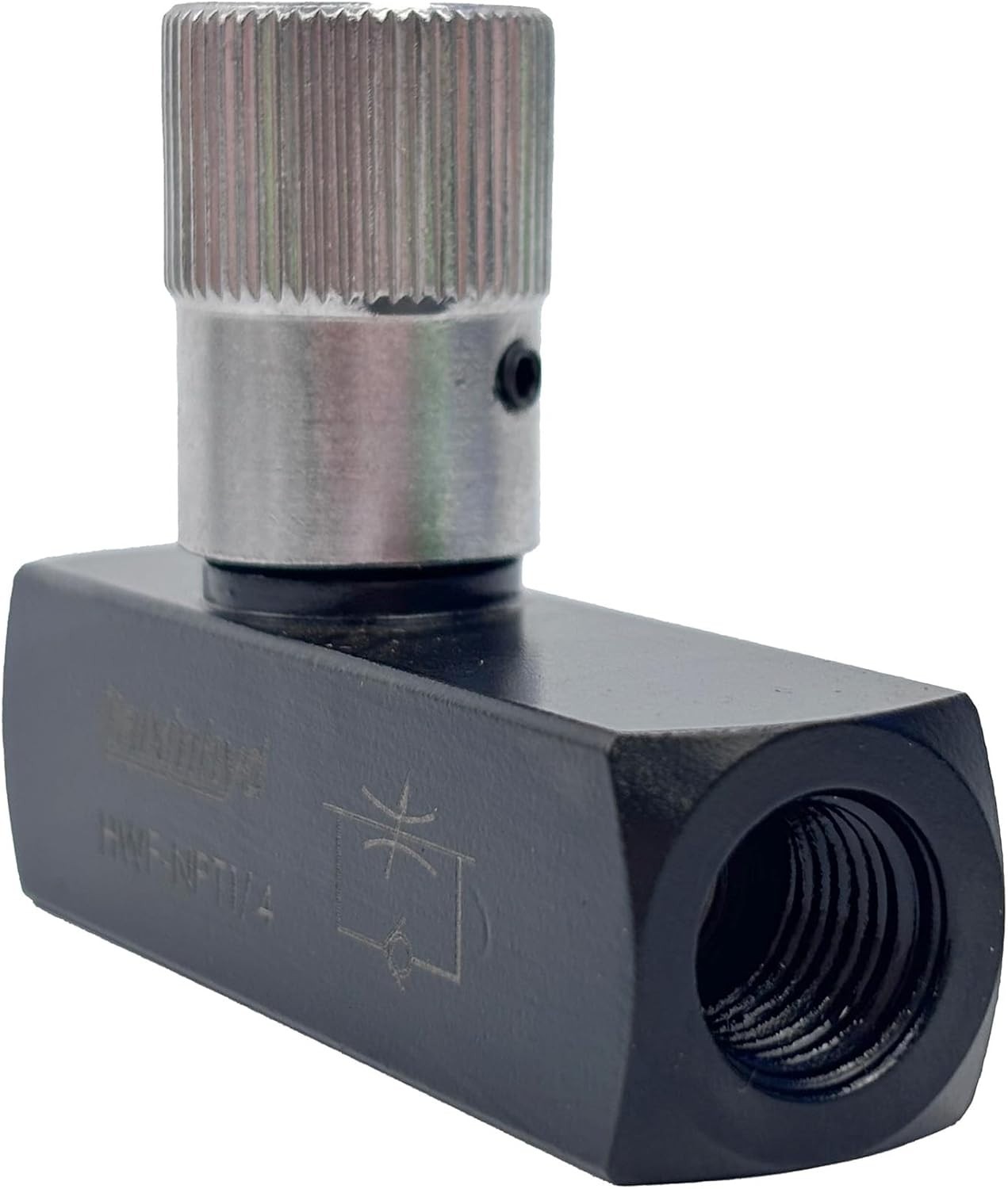 1/4 Inch NPT Hydraulic Needle Valve 5800PSI Two Way Throttle Check Valve