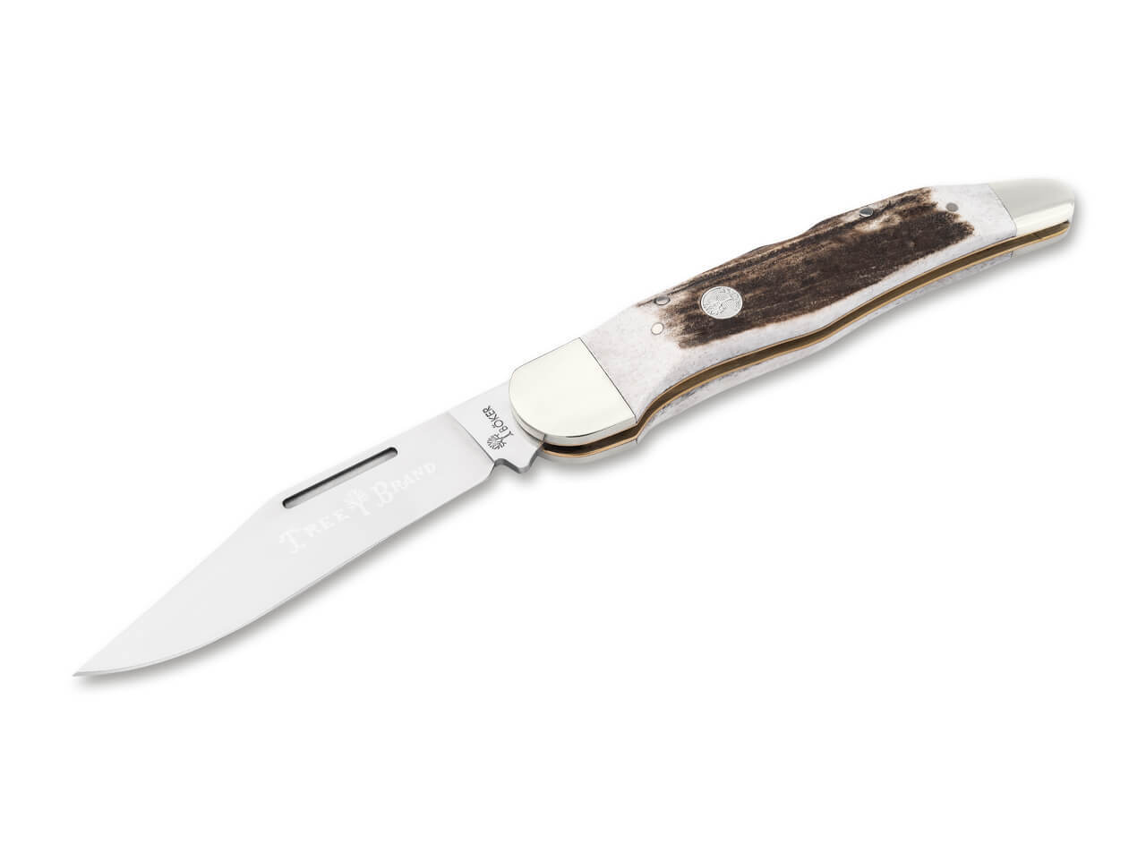 Boker TS 2.0 Folding Hunter One Blade 3.62" D2 Stag Pocket Knife EDC ✔️ 110870