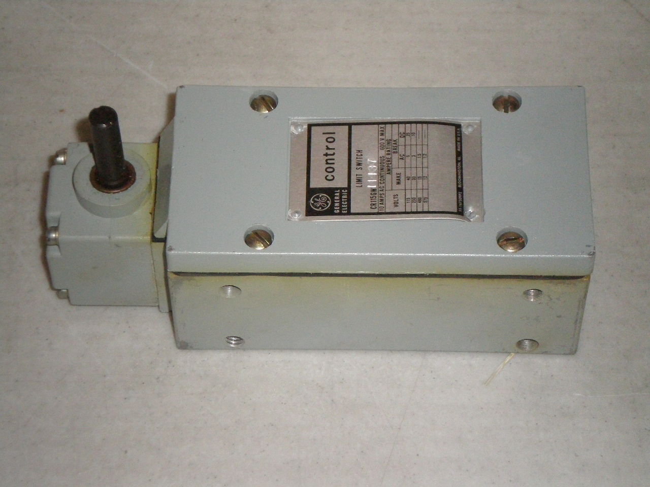 New! GE CR115GW11137 Limit Switch General Electric CR115GW 11137 Free Shipping!