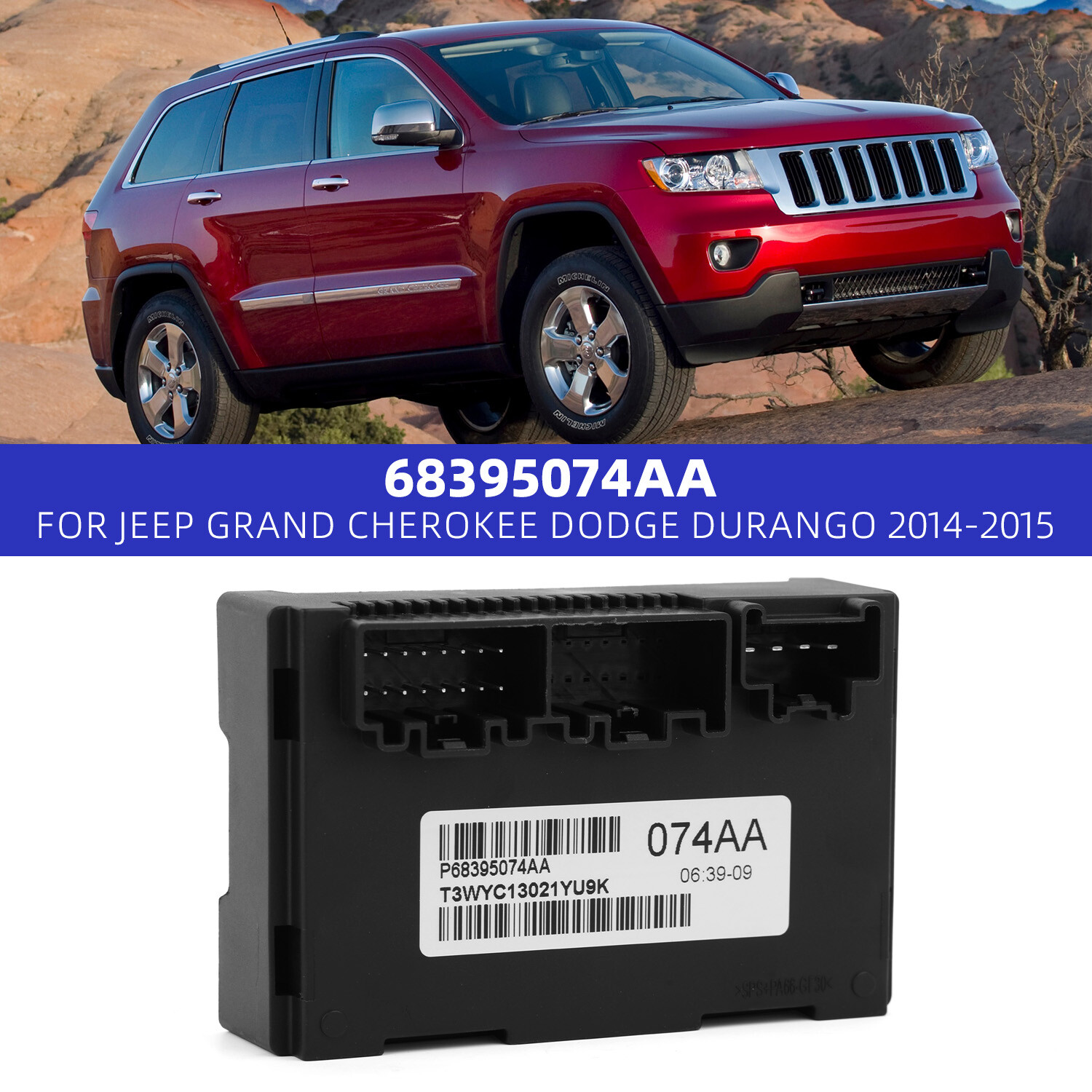 OEM Programmed Transfer Case Control Module For Jeep Grand Cherokee 2014 - 2015