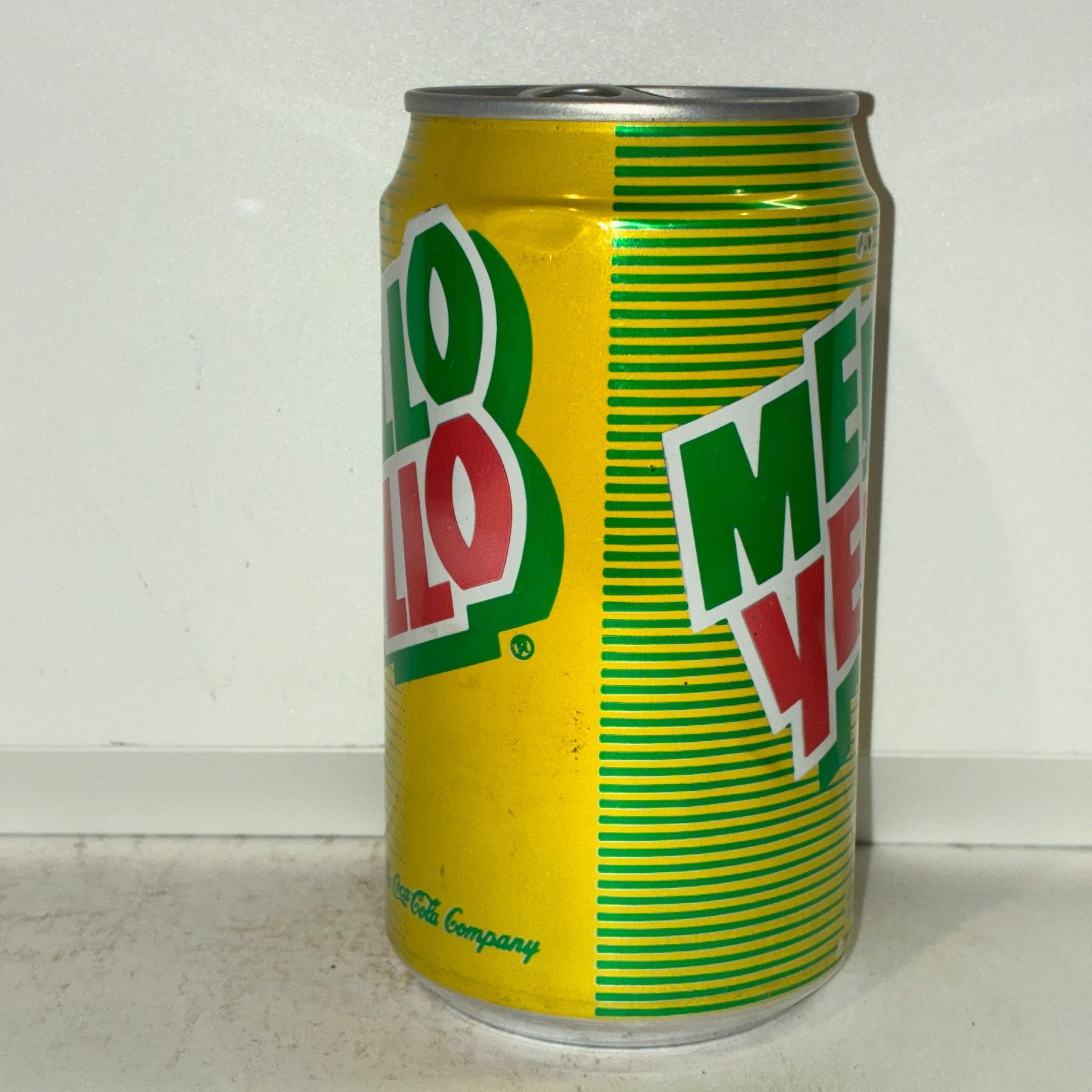 Mello Yello soda can