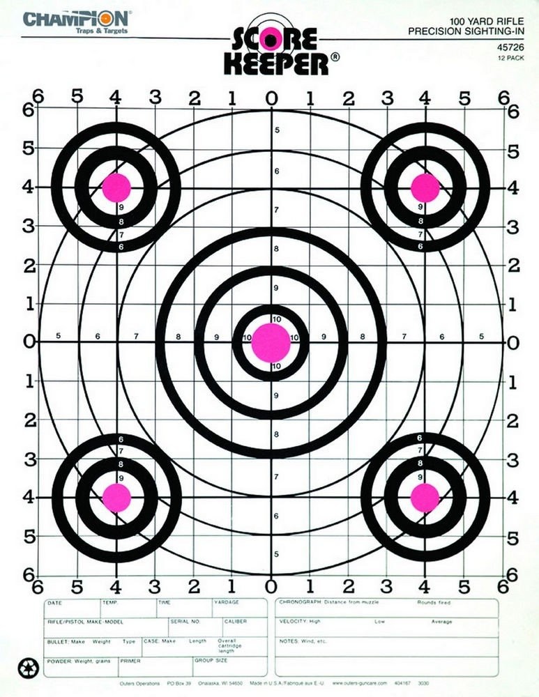 Champion Traps & Targets Orange Bull 100Yd Rifle 45726