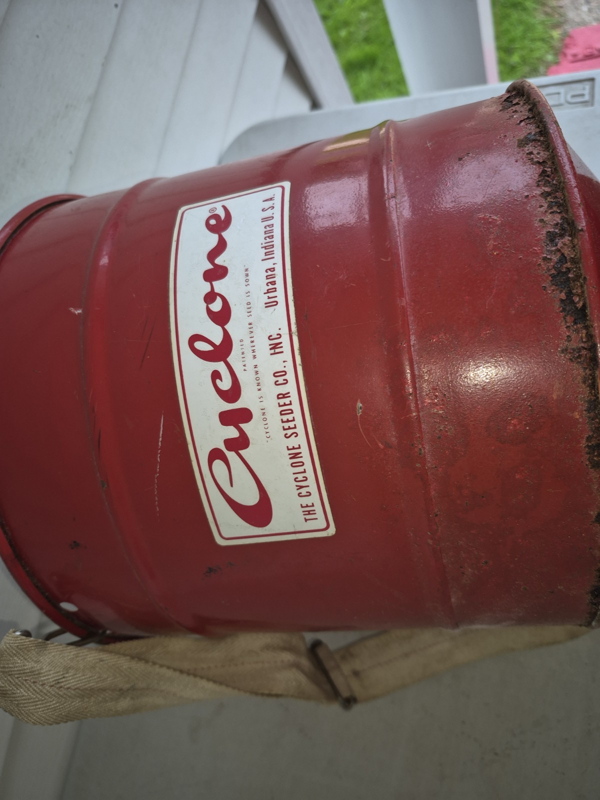 VINTAGE CYCLONE WALKING SEEDER,FERTILIZER